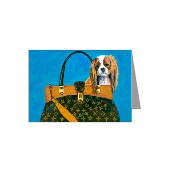 Assorted Couture Doggie Handbag Greeting Card Set