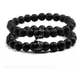 K&H Pulseras Pareja Regalo Novios Rey Reina San Valentín Amigo