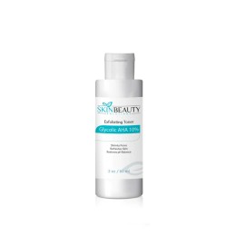 Tónico exfoliante exfoliante para exfoliar la piel con ácido glico de 2 oz para poros grandes, acné, arrugas