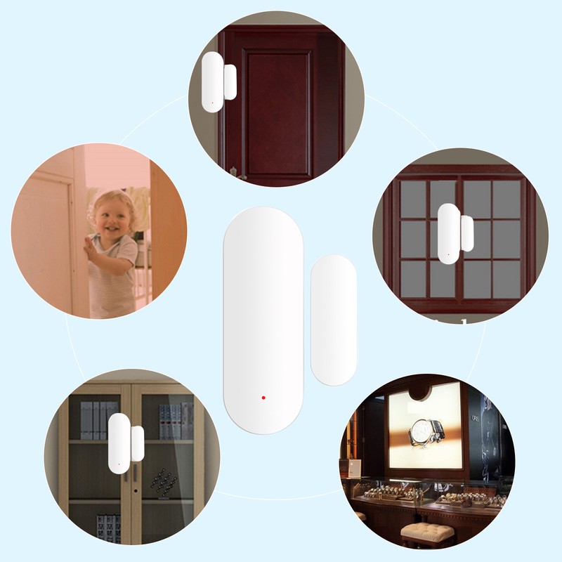 Zigbee Smart Door Sensor Tuya APP Control Door Open /