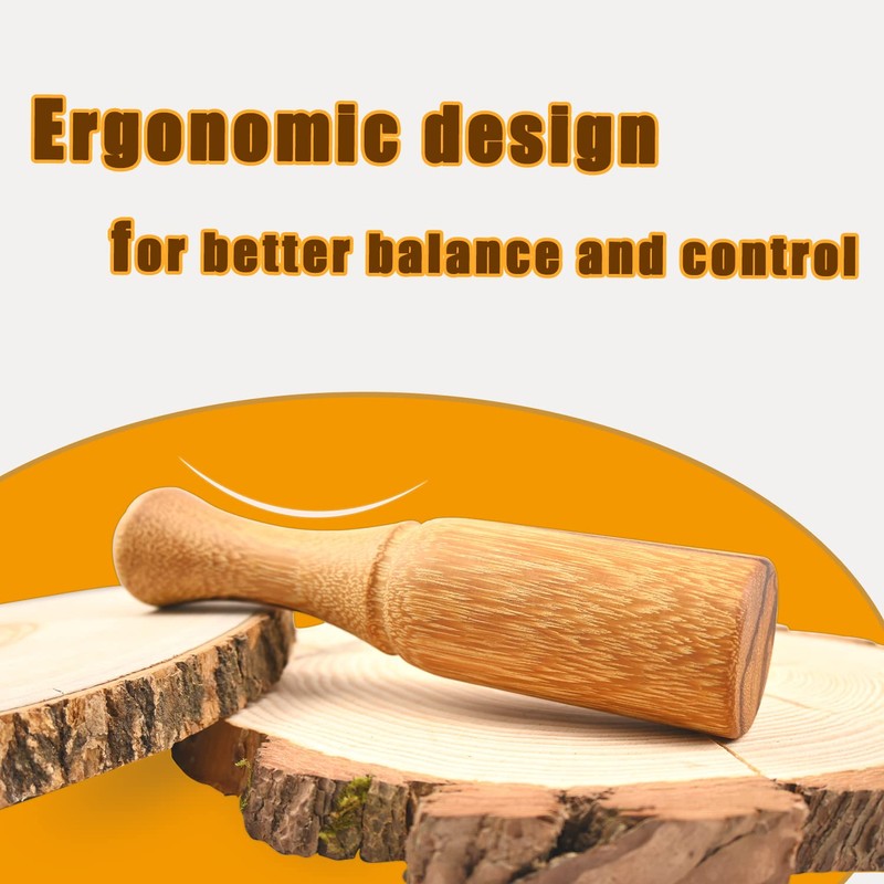 Wood Carving Mallet - 10oz Wooden Mallet - Ergonomic, Comfortable