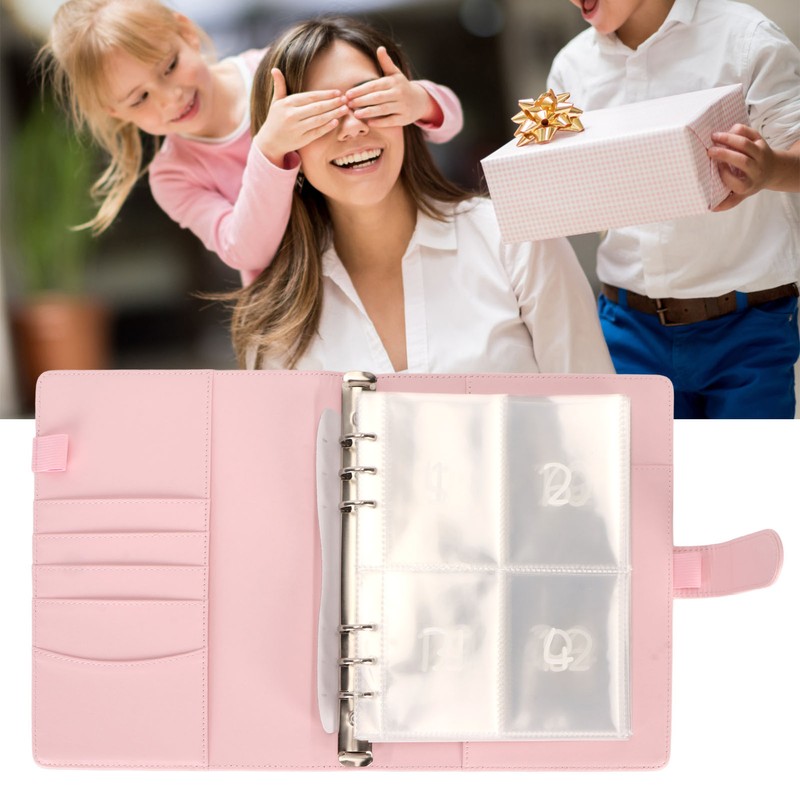 100 Envelopes Challenge Binder Waterproof A5 Money Saving Budget Binder