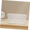 Operitacx Transparent Storage Box Small Containers Makeup Organizer Countertop Desktop