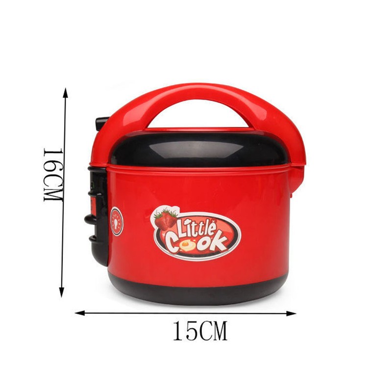 6pcs/set Kitchen Pretend Play Rice Cooker with Light and Sounds