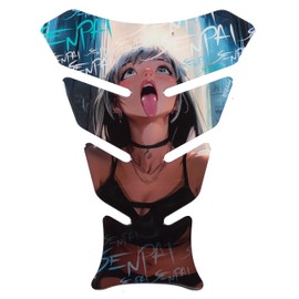 Tankpad Protective Motorcycle Gel Pad Anime Girl Cyan Senpai Fun Saying X509656VA