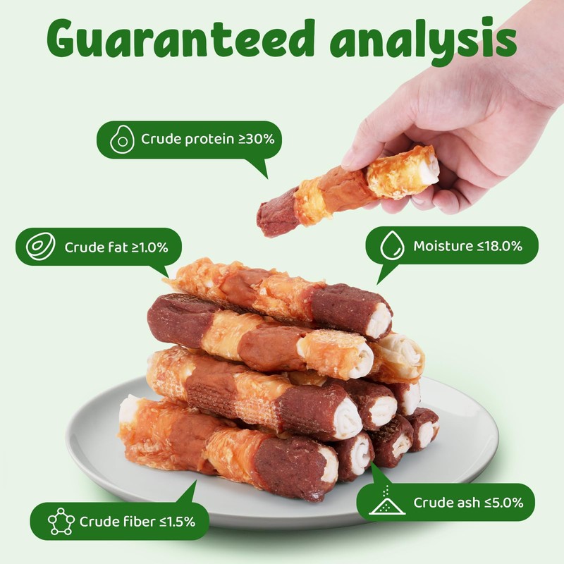 Pawant Dog Treats Triple Flavor Rolls - Chicken Liver, Beef,