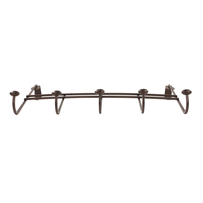 Spectrum Diversified Duchess Over the Door 5-Hook Rack, Bronze