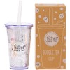 The Teashed Bubble Tea Cup & Straw Gift Set |