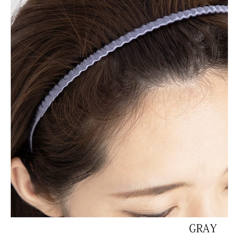 JewelVOX Headband Hair Band Hair Accessories Satin with Comb Thin