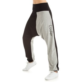 Winshape – Pantaloni da Allenamento da Donna, Donna, Schwarz/Grey Melange, XL