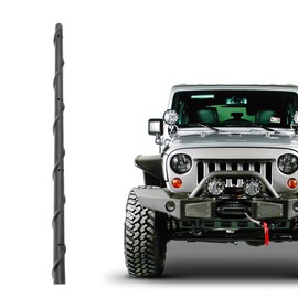 Antena corta para Jeep Wrangler Gladiator JL JK 2007-2024, 13 pulgadas Jeep Radio Antena corta actualización Jeep Accesorios Jeep Gladiator Antena 2020 2021 2022 2023 2024