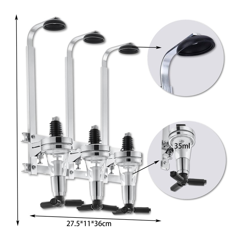 FGXY Upside Down Drinks Dispenser Stand, Bottle Holder Wall Mounted,