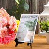 HESTYA 12 Pcs Acrylic Easels Plate Stands Holders to Display