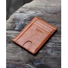 Buffway Slim Minimalist Front Pocket RFID Blocking Leather Wallets for