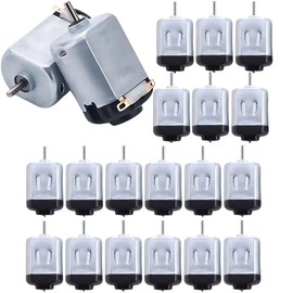 MTDELE 20Pcs Mini Small DC Motors 1.5V 3V 5V 6V 130 Micro Toy Electric Motors Compatible with for DIY Kids Projects