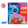 Ziploc Gallon Storage Bags with New Stay Open Design {208