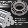 25580 14125A Trailer Axle Bearing Kit 4 Sets,5200-7000 lb for