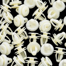 Rexka 30pcs Door Panel Retainer Clip 67771-30070 Compatible with Toyota Corolla, Echo, Prius, RAV4, Sienna, Tacoma, Tundra 67771-06030