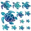 12 Pieces Bathroom Stickers Sea Turtle Wall Decals Ocean Decals