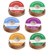 Pack of 6 Desoldering Wire, No-Clean Soldering Braid 1.5 m