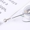4Pcs Name Decorative Badge Reels with Clip on ID Card