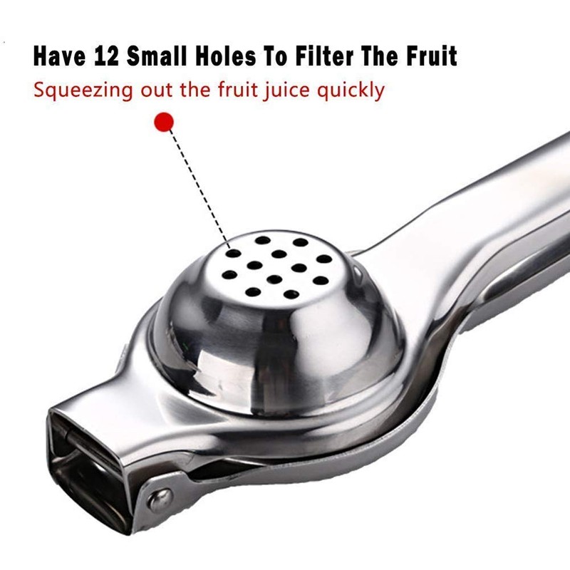 joleully Lemon Squeezer Stainless Steel Professional Lemon Manual Juicer, Lemon