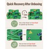 Toddler Couch, 2-in-1 Foldable Kids Comfy Chair & Lounger, Monster