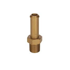 PrecisionGeek - Aluminium 1/8 NPT to 7mm - 8mm (1/4) Push ON Barb Tail Hose Pipe Fitting Set - 1 pcs (Gold)