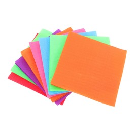 ARTIBETTER 20Pcs Vibrant Square Carpet Markers for Classroom - Assorted Color Floor Dots for Interactive Learning Yoga Gym and Agility Training