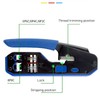 RJ45 Crimping Tool Kit Stripping Pliers 8P8C Crystal Head Network