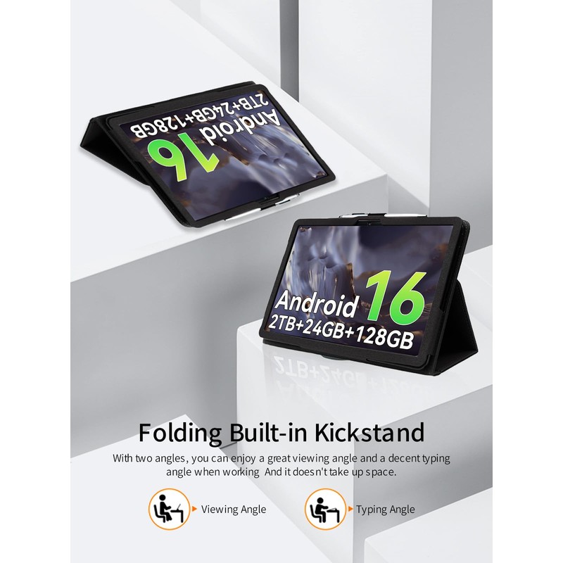 for TABWEE T50 11 Inch Tablet Case,BOVUGAC Folding Stand Protective
