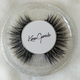 Karen Garrido Pestañas Postizas Mink de Aspecto Natural que sirven como extensión de Pestañas 3d Mink hair pestañas, Son Pestañas mink 3d Originales para extension de pestañas 3d (3D/017)