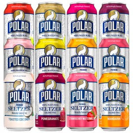 Polar Seltzer Water, 12 Flavor Assorted, 12 fl oz cans, 12 pack - By LastFuel.