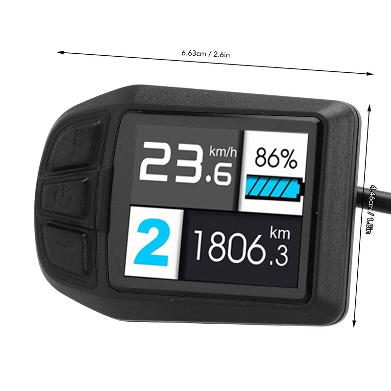 Generic Electric Bike Display, UART No. 2 Protocol TFT UKC3