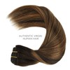 WENNALIFE Clip in Hair Extensions, 150g 18 Inch 9pcs Balayage