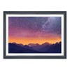 XYFBYSH 19x26 Picture Frame Solid Wood Black, Display 17"x24" (With