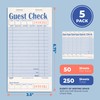 FMP Brands Guest Check Books for Servers, Server Note Pads
