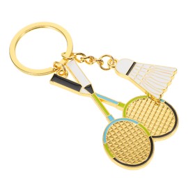 DECHOUS Badminton Keychain Pendant Stylish and Unique Key Ring for Bags Lightweight and Decorative Accessory for Keys and Clubs