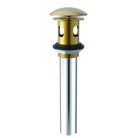 Gerber Plumbing Metal Grid Drain Strainer Assembly with Cover and Grid Strainer