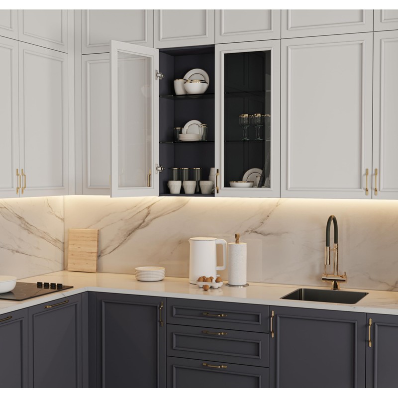 GTV - Silento Pro Hydraulic Hinge | Corner Stop without