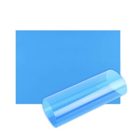 Acetate Sheets A4 OHP Sheet Colour Acetate Clear Film Plastic Light Filter Gel Reading Aid Thick 100 Micron Reading Aid (A4 Size - Blue - 5 Sheets)