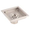 Home Stainless Steel Square Shape Antiodor Bathroom Floor Drain Waste