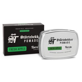 Störtebekker® Premium Pomade Water-Based Fresh Apple Pomade Men's 'Torreto Series' Medium Hold Medium Shine Hair Wax 125 ml Barbershop Hair Styling Made in Germany