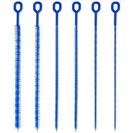 6-Piece Straw Brush Set, Small Cleaning Brush, Various Sizes, Brush Straw with Non-Slip Handle for Water Bottles, Cups (4 mm, 6 mm, 8 mm, 10 mm, 12 mm, 15 mm)