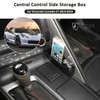 JONKOKO ABS Black Car Shifter Storage Box for Corvette C7