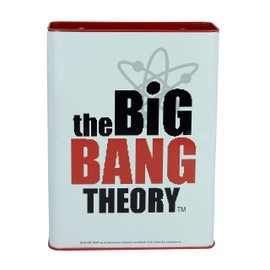 The Big Bang Theory Metal Money Tin - Money Box 8-bit Design with Leonard, Sheldon, Howard, and Raj
