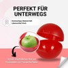 Uakeii Apple Box for School Made of Plastic - Apple