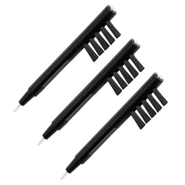 3pcs Hearing Aid Cleaning Brush Hearing Aid Cleaning Kit Hearing Amplifier Brushes with Magnet Multifunctional Cleaning Accessories for Hearing Aid Users