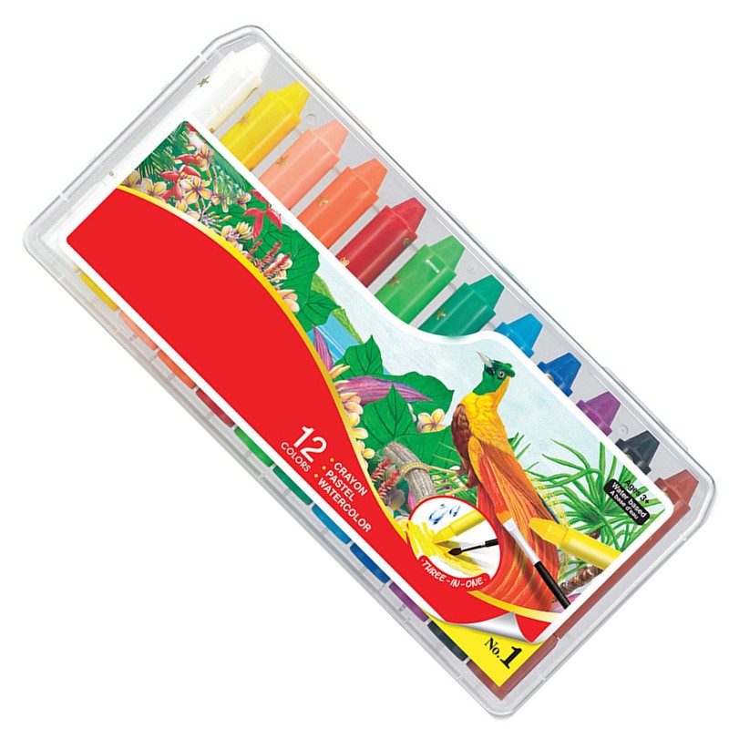 Crayon Washable Multiple Colour Rotating Easy Painting Fun Drawing for