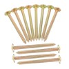BESPORTBLE 12pcs Professional Grade Survey Ground Stake Property Line Markers